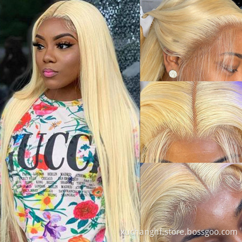 13x4 13x6 180 density 40 30 inch virgin 613 peruvian deep wave wig human hair wig blonde full 613 deep wave lace frontal wig